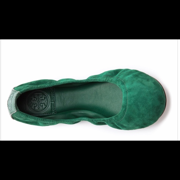 Tory Burch Shoes - New Tory Burch green ballet flats 5.5